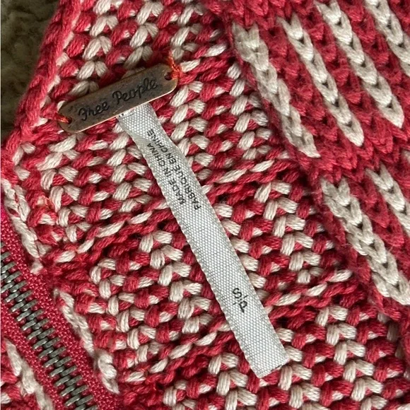 Free People Something Special Back Zip Sweater Vest. - Picture 6 of 7